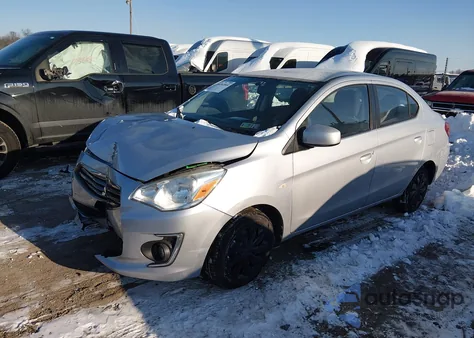 2017 Mitsubishi Mirage G4 Es from USA, damaged, VIN ML32F3FJ7HHF05951